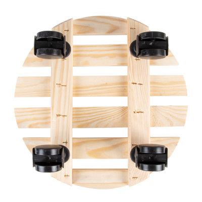 Carro Porta Macetas Madera Exteriores